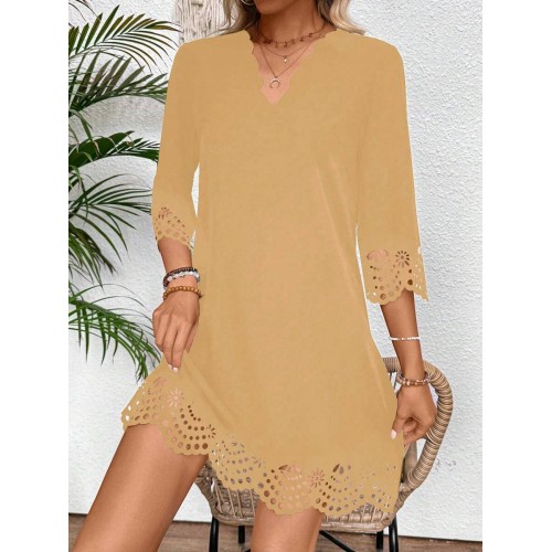 Women Fashionable Elegant Hollow Out Dress