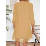 Women Fashionable Elegant Hollow Out Dress