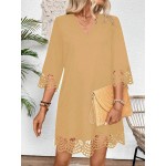 Women Fashionable Elegant Hollow Out Dress