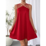 Essnce Solid Strappy Detail Dress