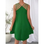 Essnce Solid Strappy Detail Tank Dress