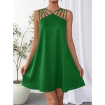 Essnce Solid Strappy Detail Tank Dress