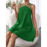 Essnce Solid Strappy Detail Tank Dress